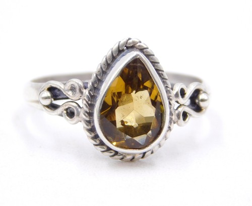 Naturale Multi Pietra Anello 925 Argento Sterling Gioielli Mano Anello Per - Foto 8 di 22