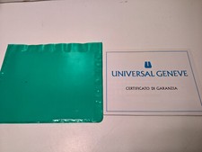 ULTRA RARE UNIVERSAL GENEVE TRICOMPAX - POLEROUTER - 1971 ITA - BLANK GUARANTEE