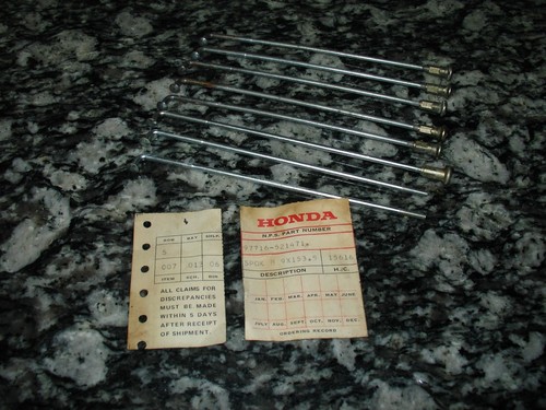 Honda CB350 CB 350 Spokes & Nipples NOS & Used 97716-521471 - Picture 2 of 2