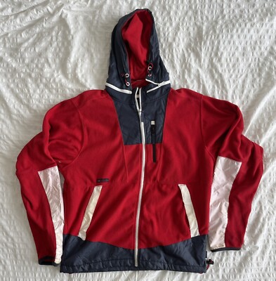 Rocksmith Red Zip Up Fleece Sz M 100 % Authentic