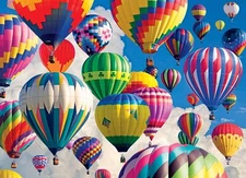 Kodak Hot Air Balloons Above The Clouds 1500 Piece Jigsaw Puzzle
