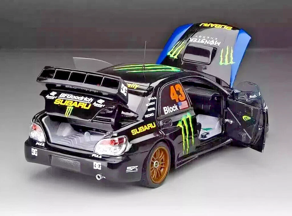 Subaru Impreza WRC06 Ken Block Monster Energy, ech.1:18 long. 25cm,neuve - Photo 4/4