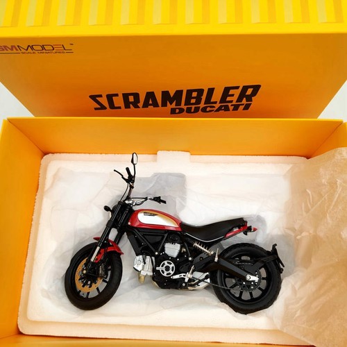 TSM Ducati Scrambler Icon 803CC 2015 Rosso TSMMC004 Red Motorcycle Diecast 1/12 - Picture 12 of 12