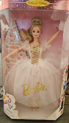 1997 Sugar Plum Fairy Barbie Ballerina Nutcracker Ballet #17056 NRFB Doll Mattel