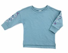 BNWT 12-18 months girls floral embroidered kmart sweatshirt sweater jumper SZ 1
