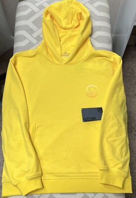 G/Fore Gradient Circle G's Oversized Yellow (CYBER) Hoodie. Medium