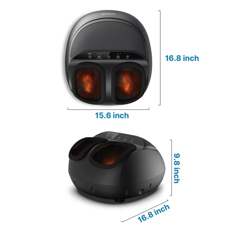 Renpho Foot Massager w/ Heat Multilevel Settings eBay