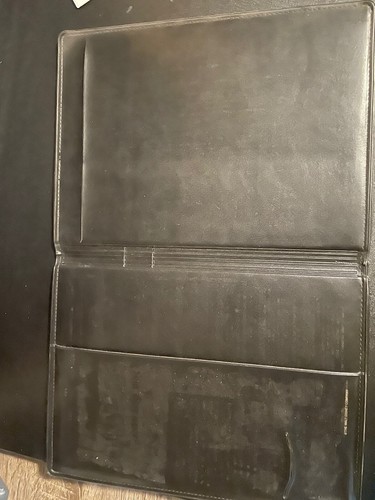 BLACK MICKEY MOUSE DISNEY NOTEBOOK BINDER 12" X 9" BEAT UP SOME vintage - 第 3/7 張圖片