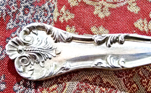 Sterling Silver Towle/Lunt CHATELAINE 5 1/2" Teaspoons (6) 1894; 5 oz. ANTIQUE - Picture 6 of 14