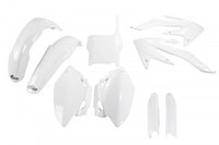 Set Plastics Motorradverkleidungen Honda Crf 450 R 2005 - 2006 Weiß Ufo Plast