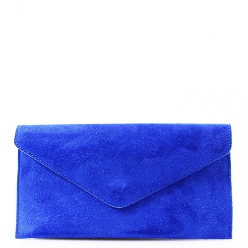 Ladies Women Real Suede Leather Envelope Chain Clutch Party Prom Evening Bag - Picture 26 of 40