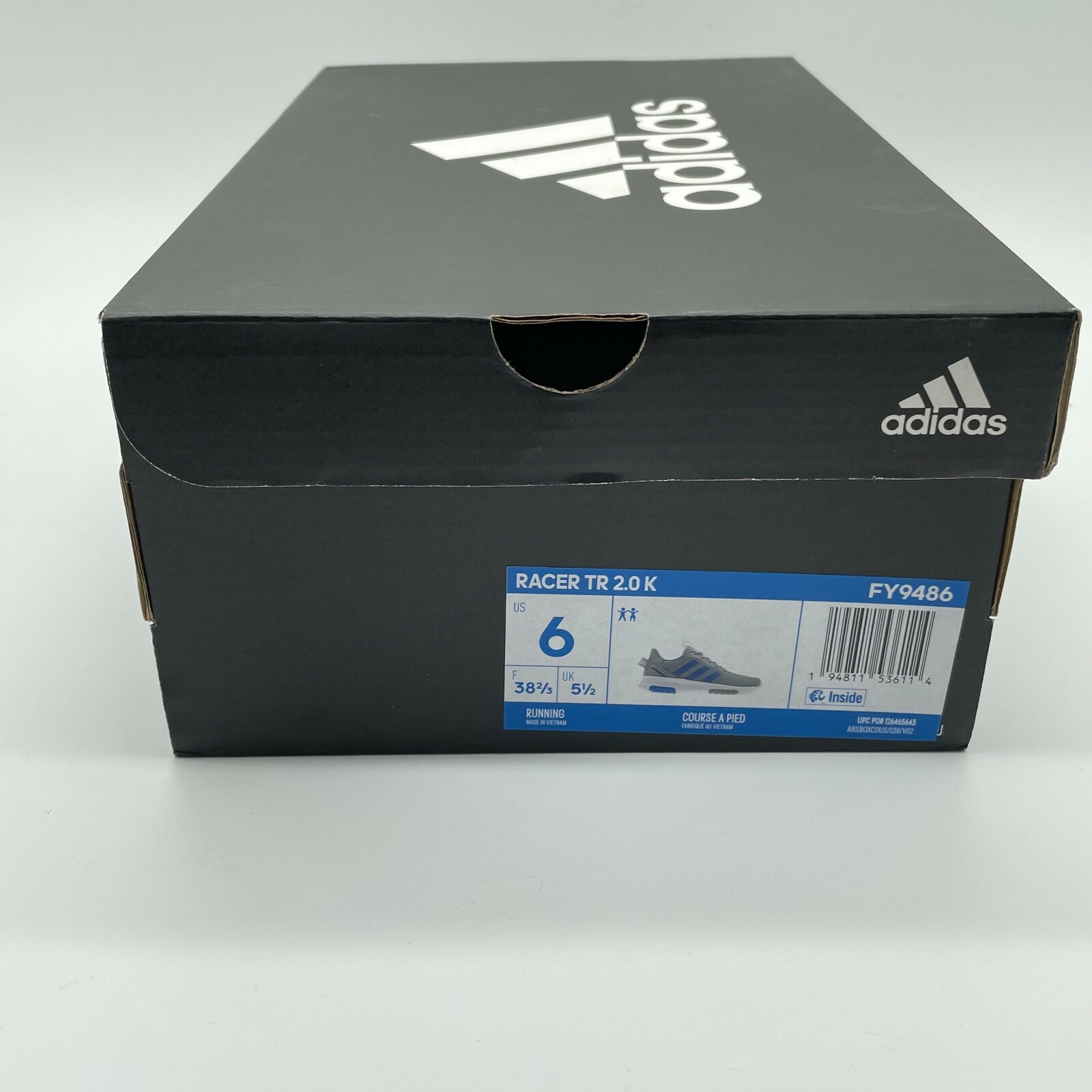 Adidas Unisex Kids Gray FY9486 Racer TR 2.0 Low Top Athletic Running Shoes  Sz 6 for sale online | eBay