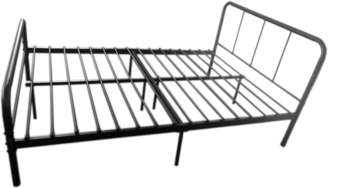 3FT Single 4FT6 Double Metal Bed Frame Black Strong Kid Adult Bedroom Furniture - Picture 3 of 6