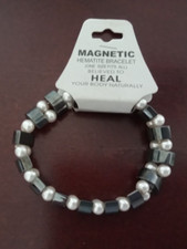 MAGNETIC HEMTITE BRACELET STRETCH BRACELET
