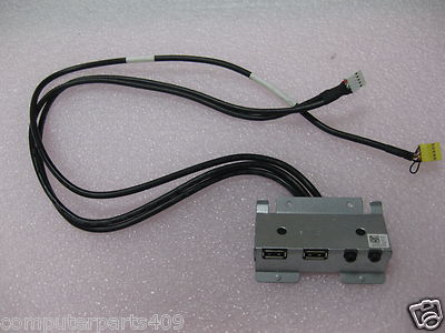 Genuine OEM Dell Studio XPS Front I/O USB Audio Panel Assembly P/N: 05G44F 5G44F