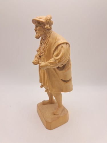 detaillierte geschnitzte Holzfigur - ein Man - Bürgermeister - H 19 cm - Bild 2 von 15