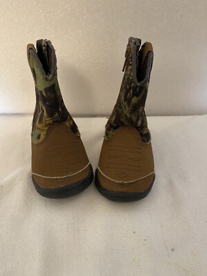 FADED GLORY Warren II Kid's Camo Green Brown Cowboy Farm