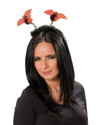 Rubies 4150527 - Fledermaus Haarreif schwarz-orange Halloween Zubehör