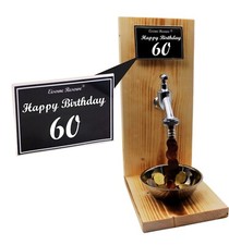 Happy Birthday 60 - Eiserne Reserve Geldhahn -  Geburtstag Geldgeschenk - Die lu