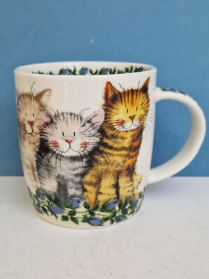 Alex Clark Cats Three Amigos Bone China Becher