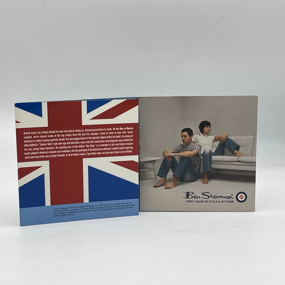Various – Best Of British - Capitol Records - CD Album Compilation Promo 2003 Foto 2 de 4
