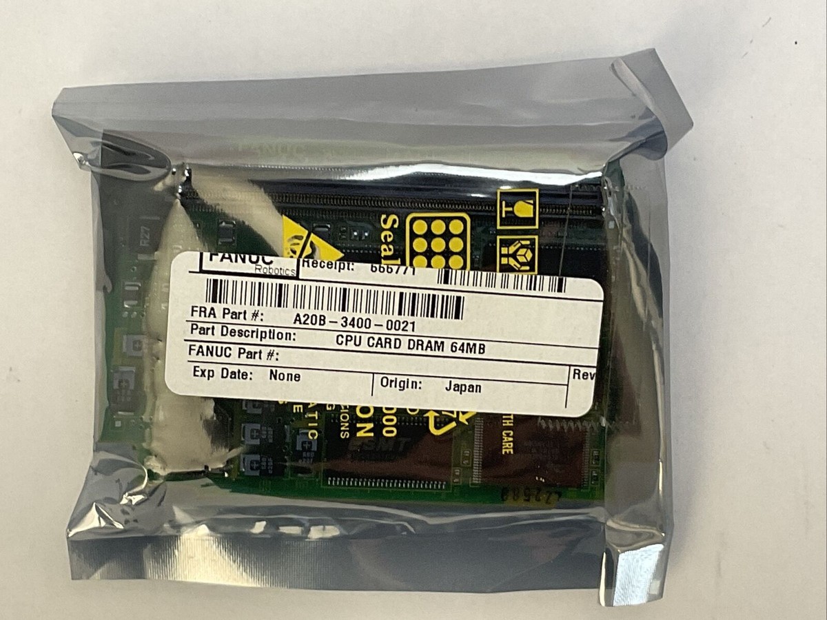 FANUC A20B-3400-0021/05B CPU CARD DRAM 64MB CIRCUIT BORAD | eBay