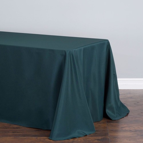 LinenTablecloth 90 x 156 in. Rect Poly Tablecloths,33 Color! Wedding Event Party - Picture 46 of 67