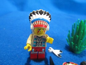 LEGO Western Indian Big Chief Rattlesnake Minifigure ww017 6709 6746 6763 6766