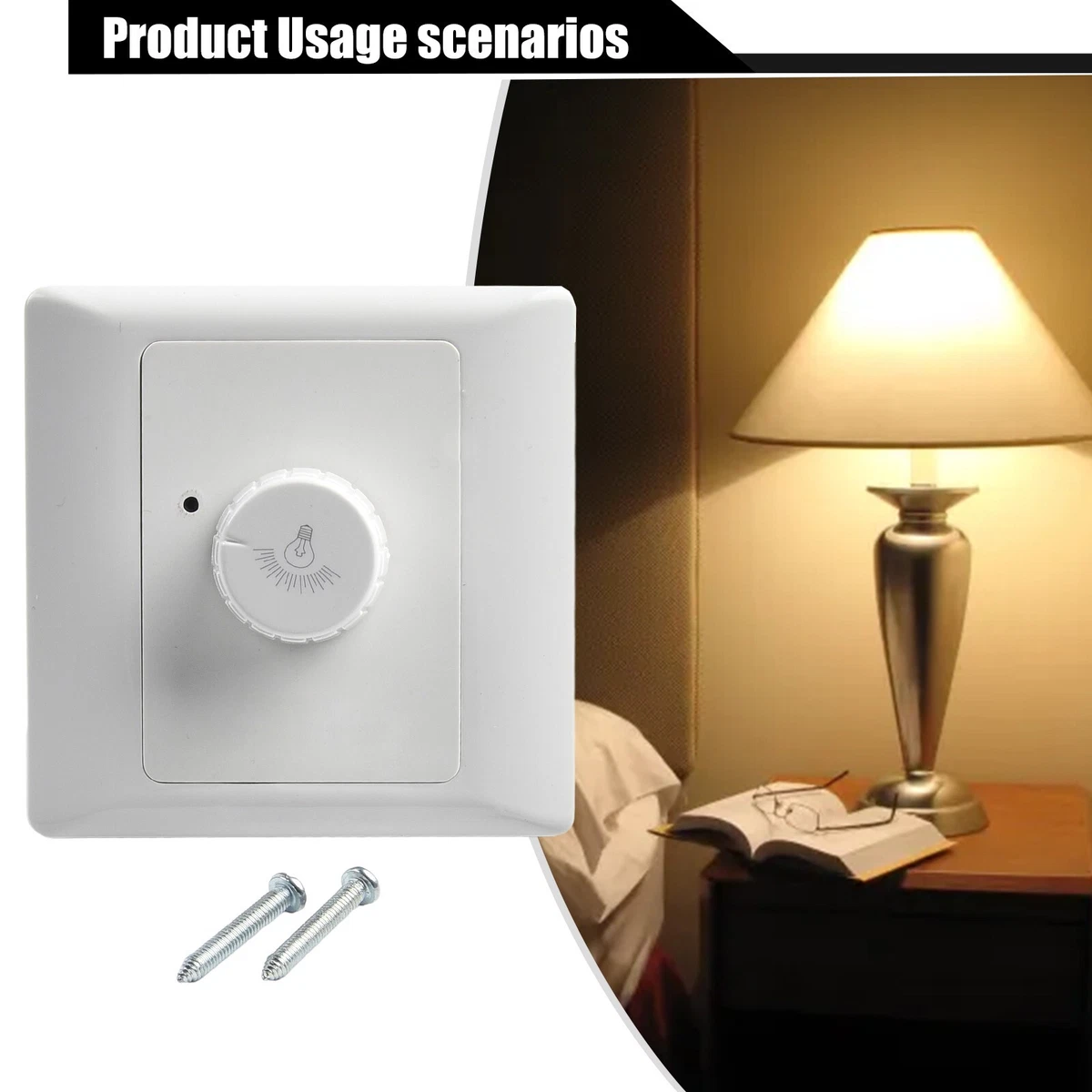 Surface mount dimmer on sale switch