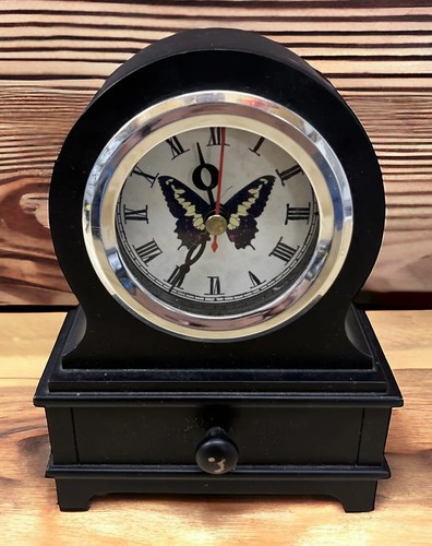 Hallmark Moments of Beauty Quartz Clock Horloge Black Quartz Desk Clock