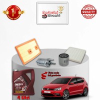 Set Service 4 Filter Und ÖL Vw Polo V 6R 1.2 Tsi 81KW 110CV Von 2014->