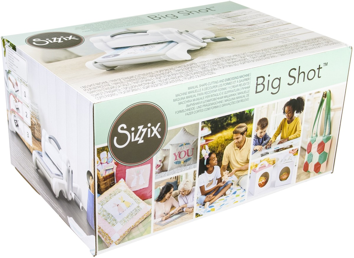 Sizzix Big Shot Machine-White W/Gray (Pack of 1) 841182091420| eBay