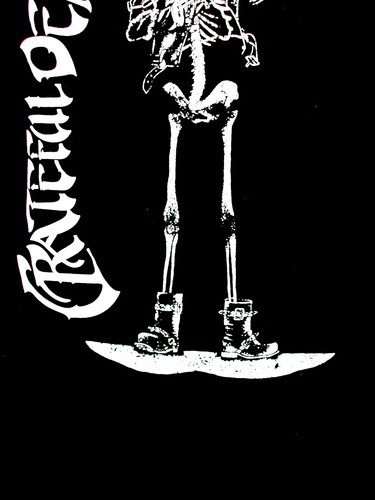 Grateful Dead Shirt Maglietta GD Smoking Scheletro Giacca Moto Stivali Anni 2000 L - Foto 4 di 9