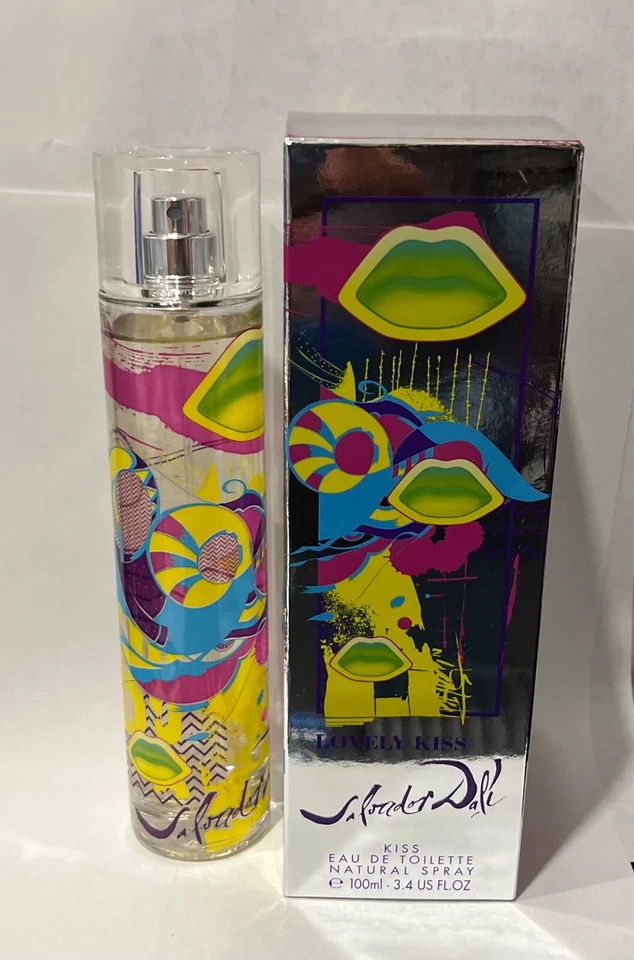 Lovely Kiss by Salvador Dali Eau De Toilette Spray 3.4 oz -100 ml for Women New Foto 2 de 2