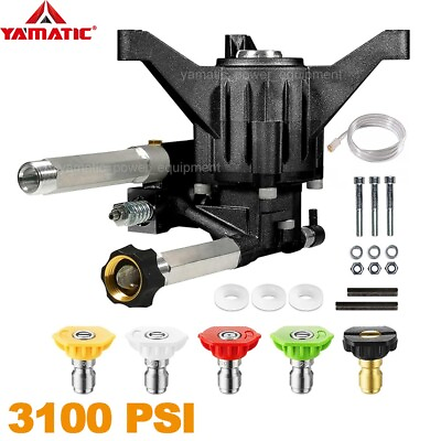 #ad YAMATIC 7 8quot; Shaft Vertical Pressure Washer Pump 3100 PSI Power Washer Pump $86.61