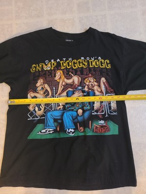 T-shirt Vintage Homme Snoop Dogg Années 90 - Taille XL, Motif Graphique Rap Noir, Marque American Vintage, Occasion Très Bon état