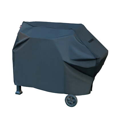 Heavy Duty Charcoal Grill Cover 48inch Waterproof Outdoor Barbecue Grill Black