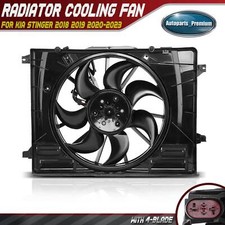 Radiator Fan Cooling Assembly w/ Brushless Motor for Kia Stinger 2018 2019-2023