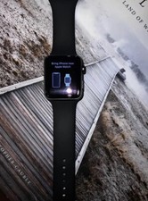 Apple Watch Series 3 42mm Black Sport Band - Space Gray (Cellular) (MTGT2LL/A)