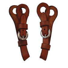 Charles Wilhelm tack Harness Leather Spur Straps Western Heavy Duty USA Quality