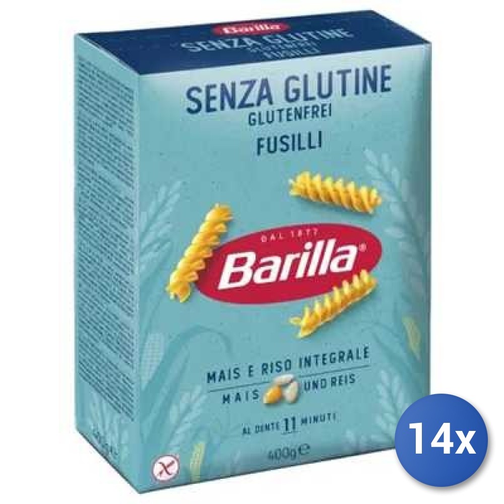 14x Multipack Barilla Gluten Free Fusilli 400g