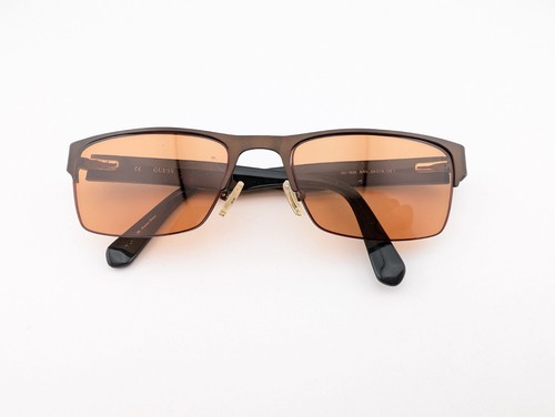 Guess Eyeglasses, Frames Only, GU 1835 BRN Matte Brown, 54-19-135, Metal