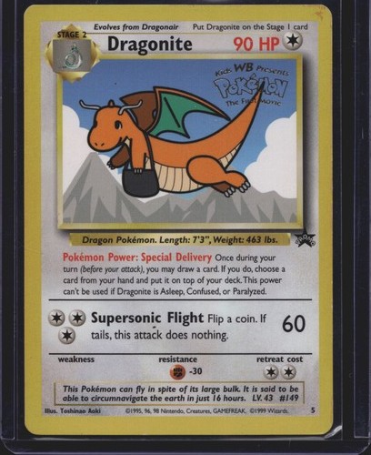 Pokémon TCG Wizards Black Star Promos Dragonite 5 MP