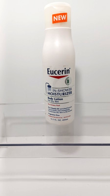 Eucerin In-Shower Moisturizer Body Lotion For Dry Skin 13.5 Fl. Oz. Fragrance-Fr