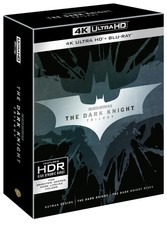 The Dark Knight Trilogy 4K UHD Blu-ray Christian Bale NEW