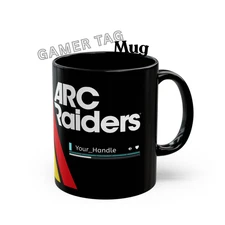 ARC Raiders Mug with your Gamer Tag I Custom Video Game Cup, Personalized Gift