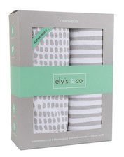 Ely s Co. Waterproof Crib Sheet/Toddler Bed Sheets All-in-One Mattress Pr...