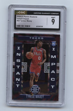 2020-21 PANNINI ILLUSIONS INSTANT IMPACT #20 TYRESE MAXEY, CGC GRADE 9, ROOKIE C
