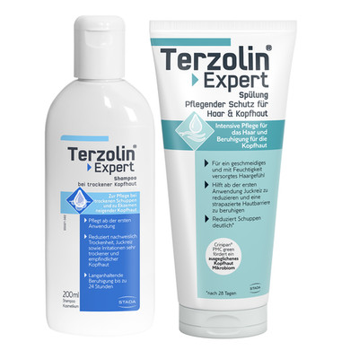 Terzolin Expert Shampoo bei trockener KH + Terzolin Expert Spülung SPAR-SET