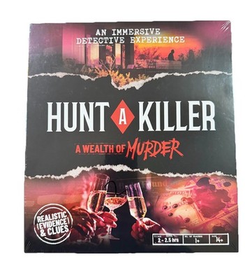 Hunt A Killer Murder A Wealth Of Murder. Mystery Game Board NEW